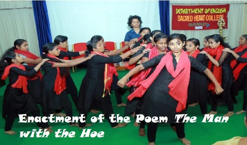 Enactment of the Poem The Man with the Hoe