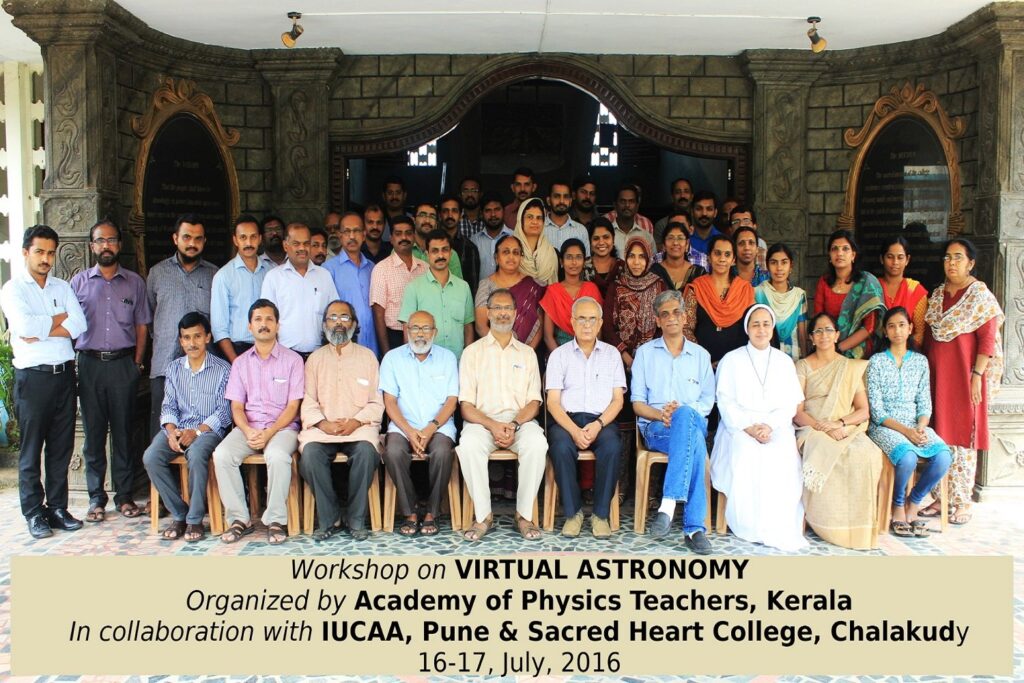 Workshop on Virtual Observatory for College Teachers in association with APT, Kerala & IUCAA, Pune